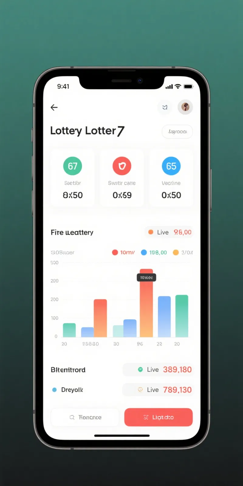 澳洲幸运5 App 界面展示